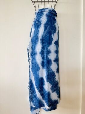 Cotton Indigo Tie Dye Sarong
